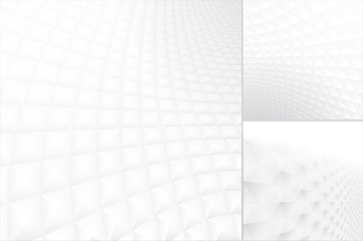 Rounded shapes of white abstract backgrounds.