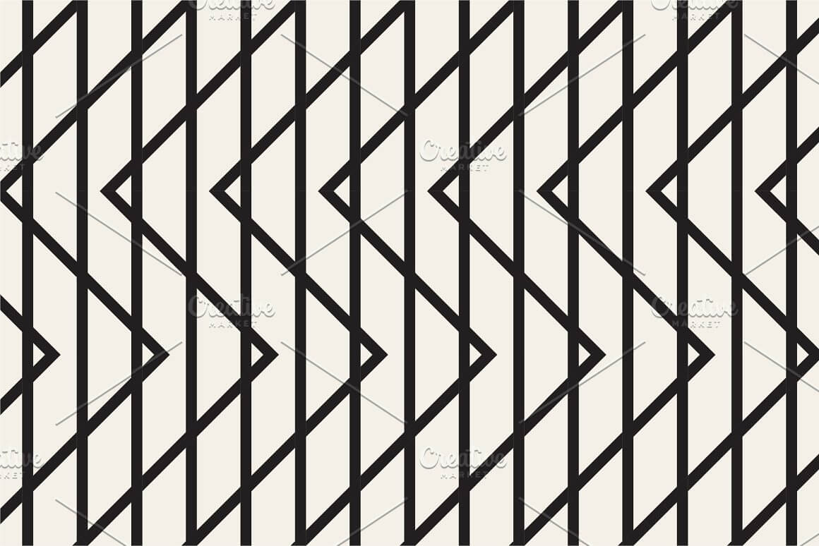 Vertical zigzags on vertical lines.