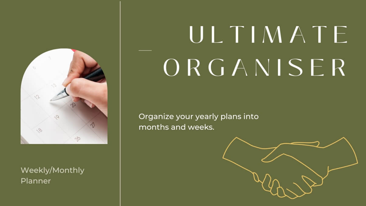 Organize your business with our planner.