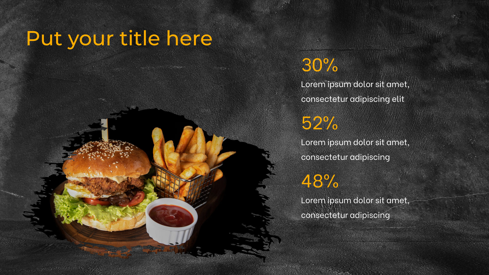 4 Free Fast Food Powerpoint Template.