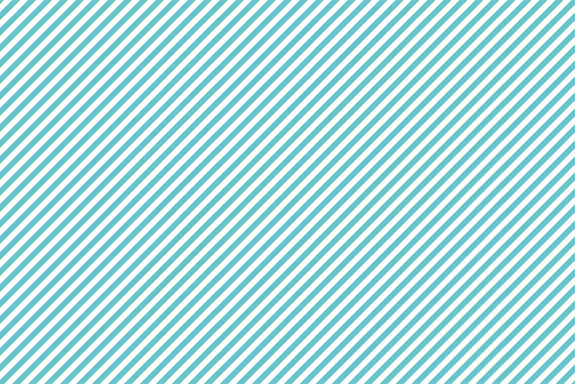 Oblique lines in turquoise color, modern seamless pattern.