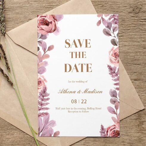 Charming florals presentation cover.