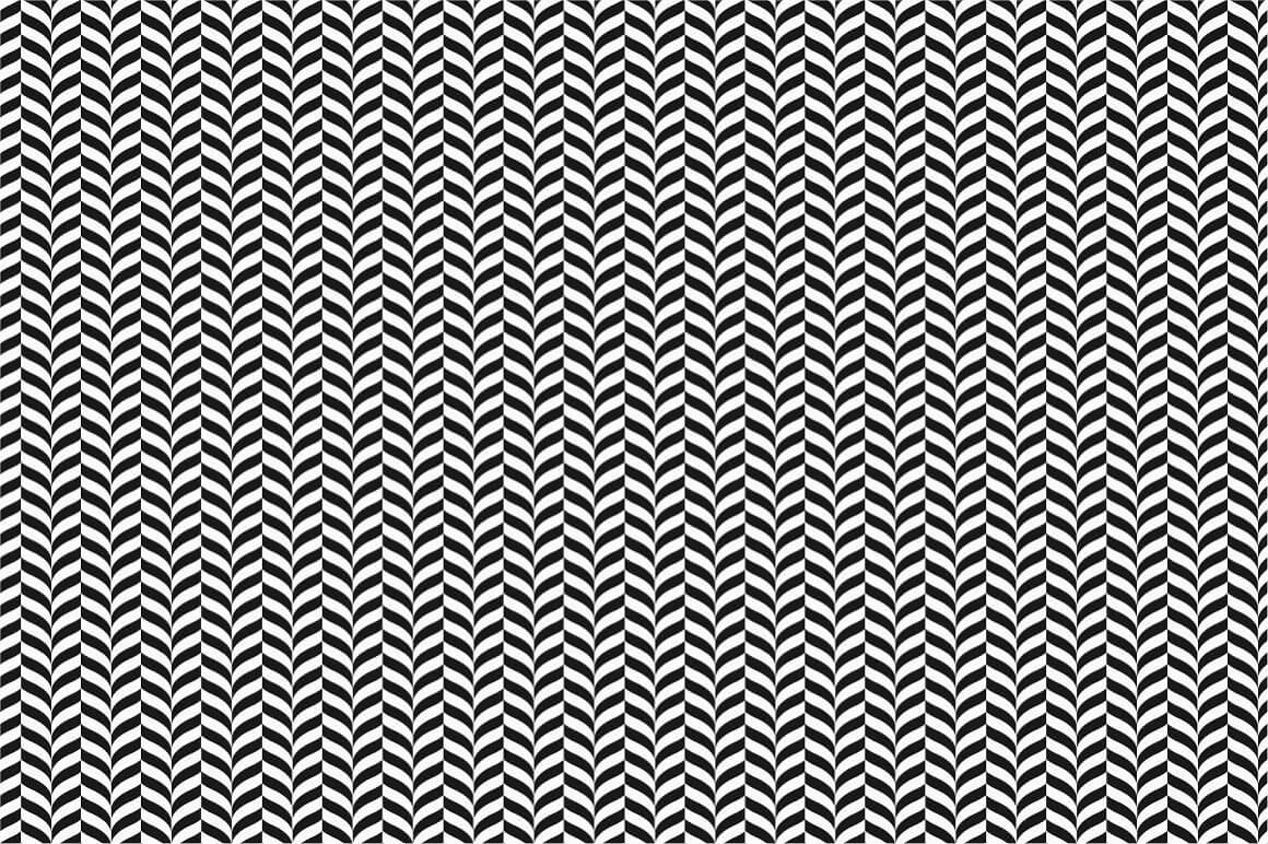 Inverted black and white herringbone seamless geometric pattern.
