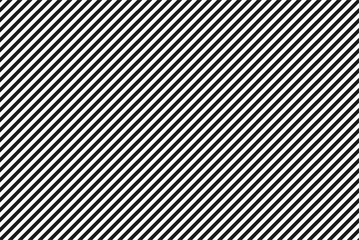 Black and white geometric seamless pattern, oblique lines.