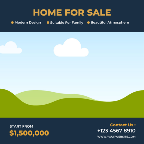 Free Real Estate Instagram Templates cover image.