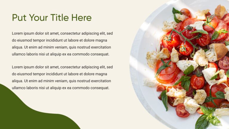 Free Food Powerpoint Template – Masterbundles