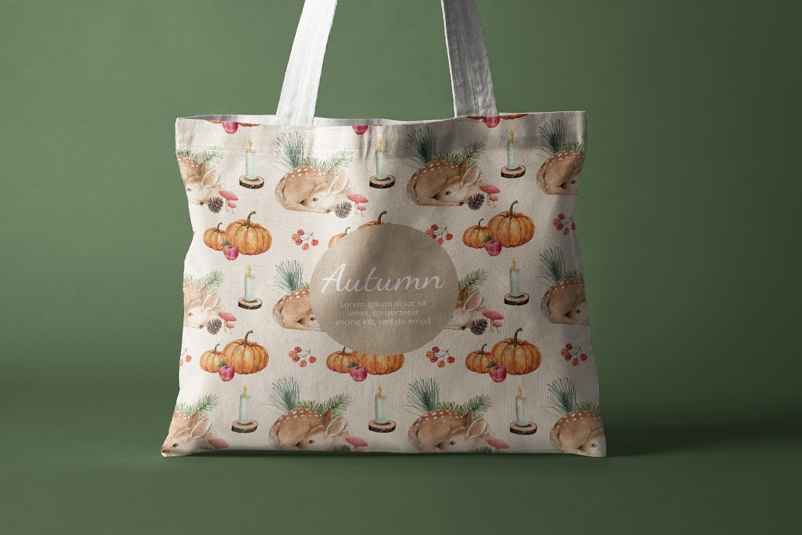 Pumpkins on print for you.