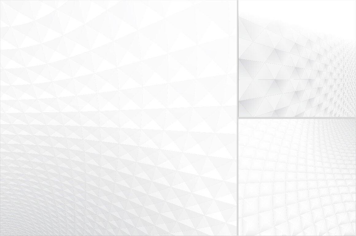 Rounded rhombic pattern of white abstract backgrounds.