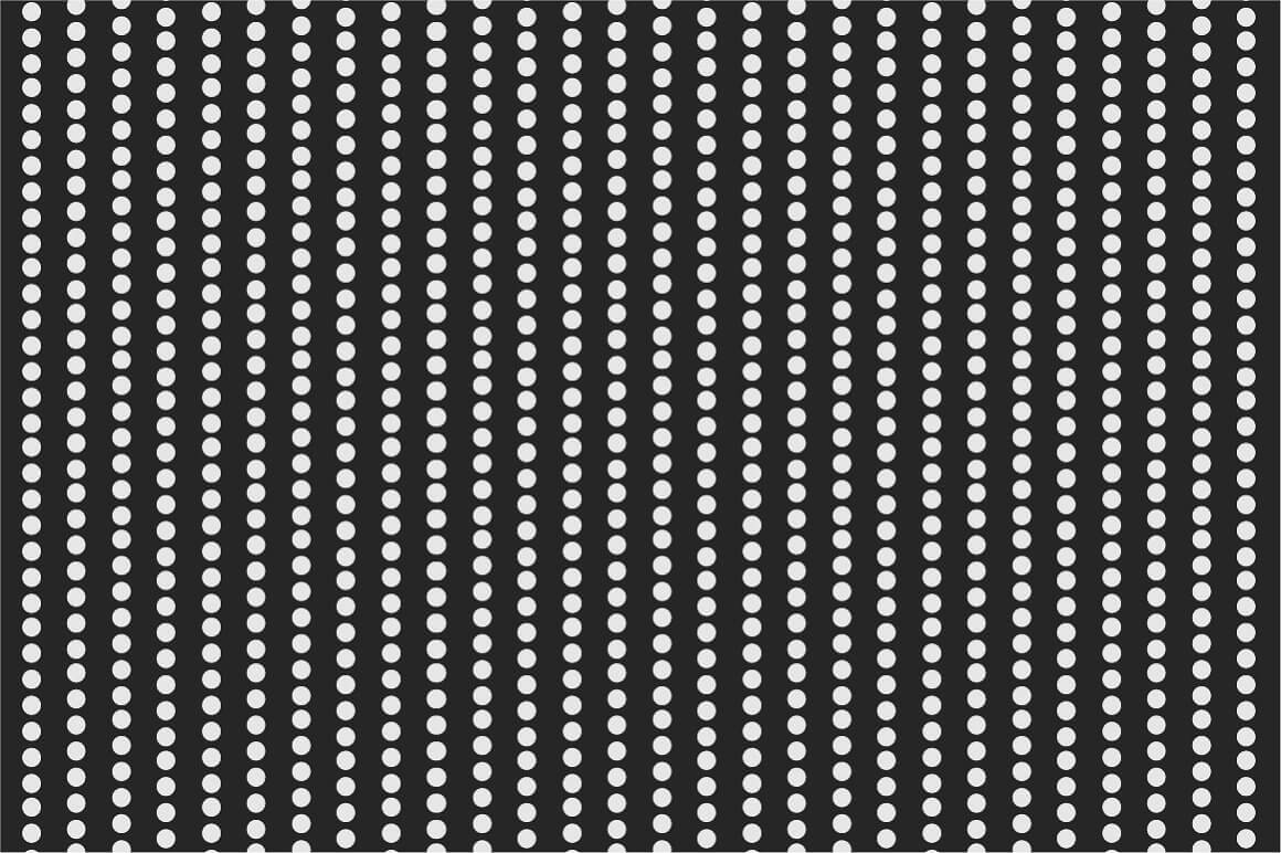 Seamless patterns vertical bold white dots.