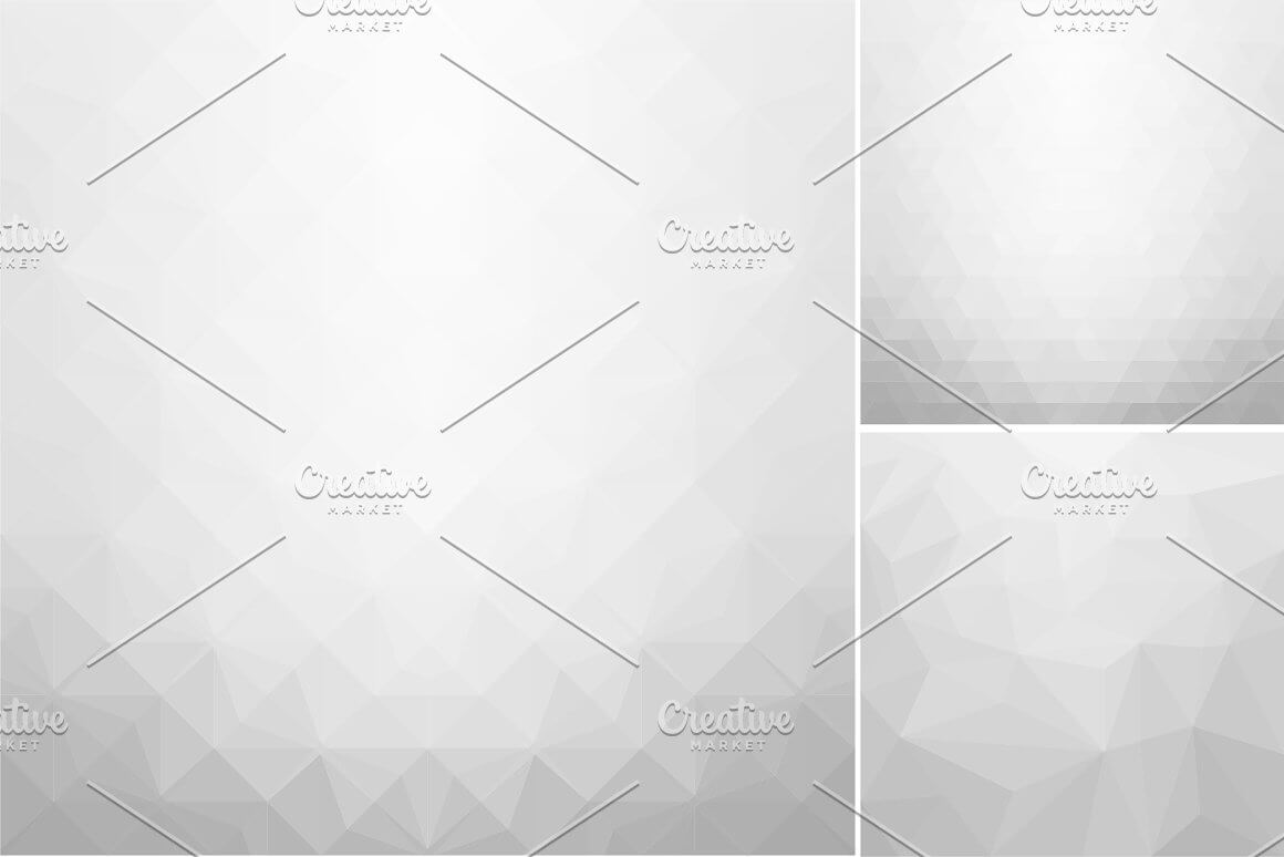 Gray triangles background in metallic colors.