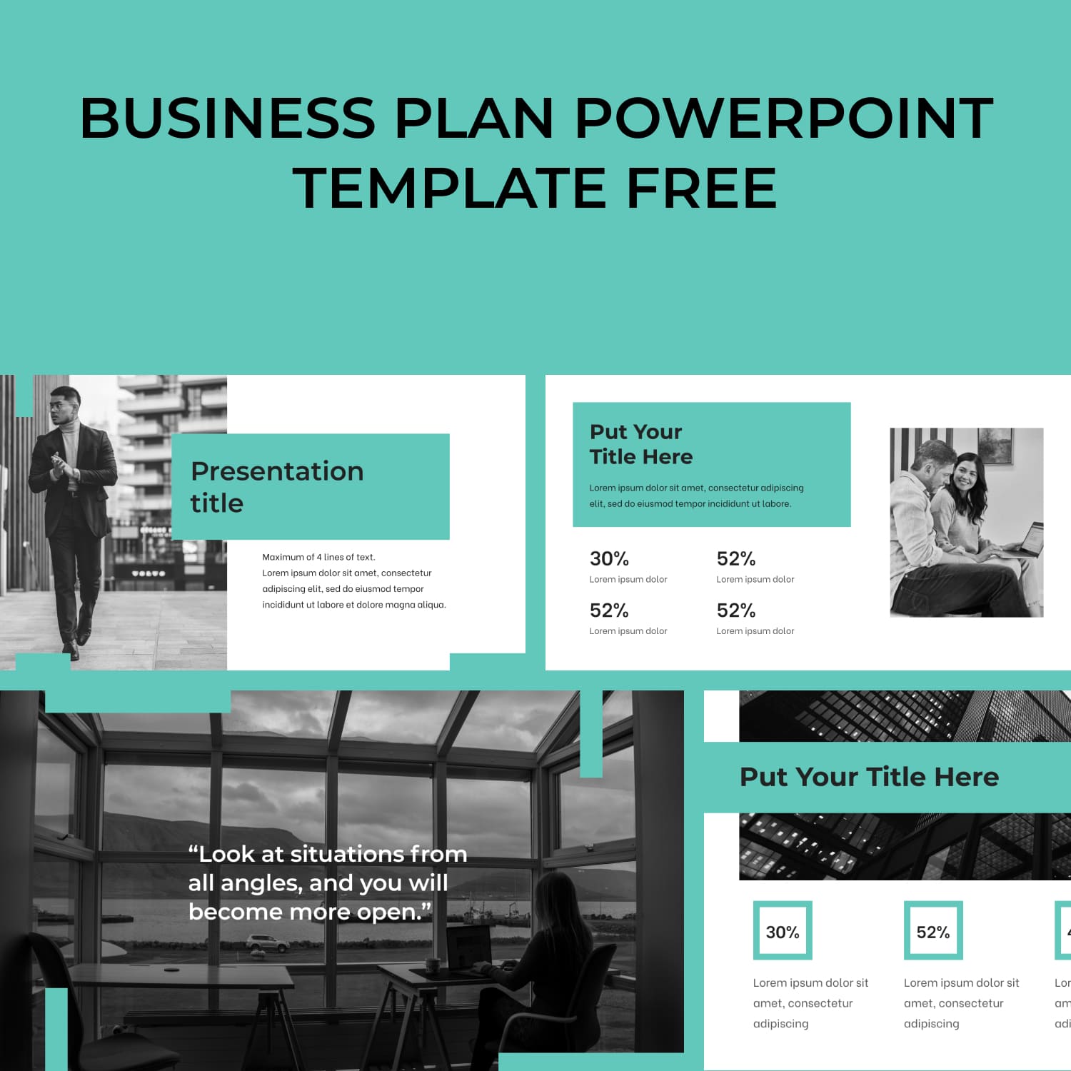 Business Plan Powerpoint Template Free 1500x1500 1.