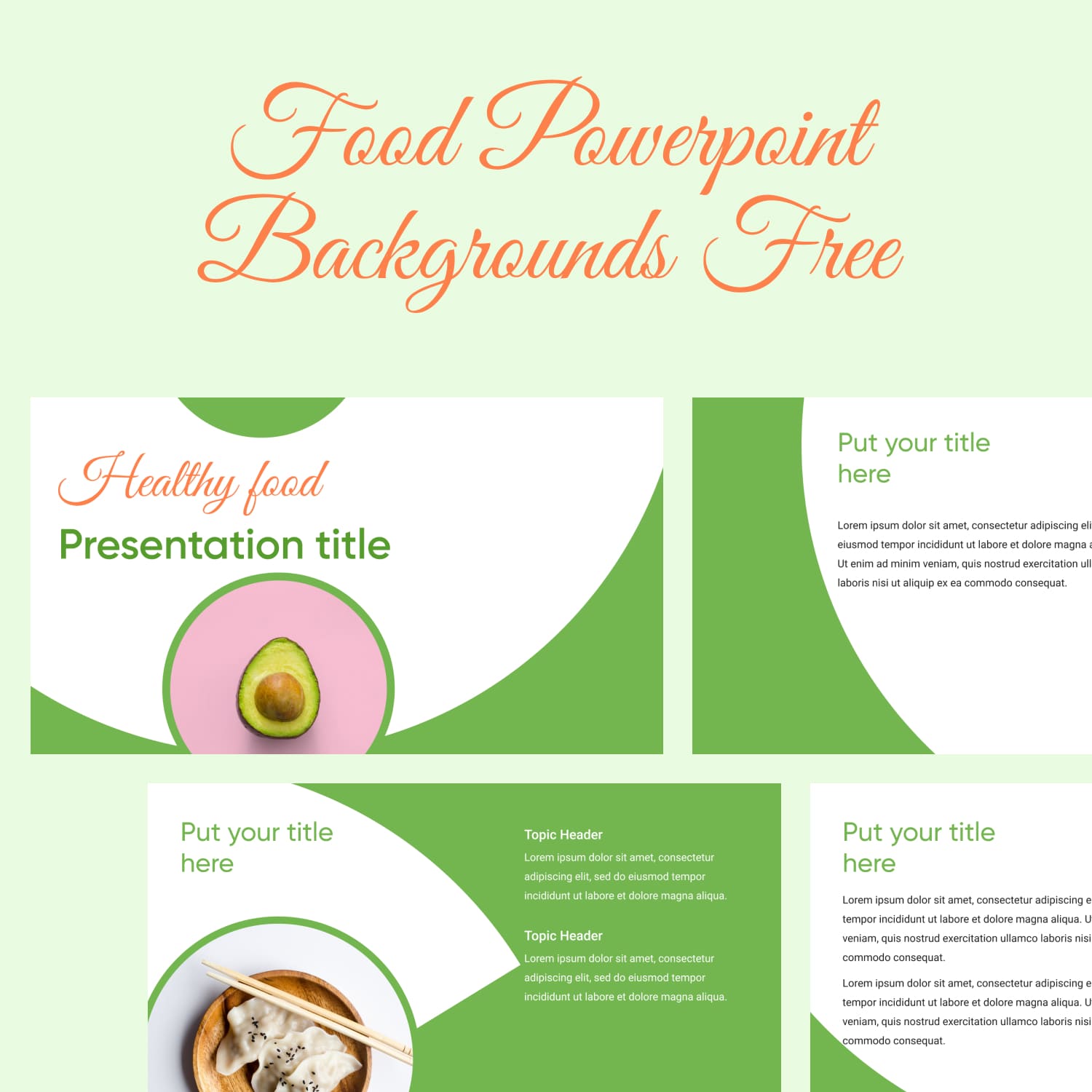Food Powerpoint Backgrounds Free 1500 1500 1.
