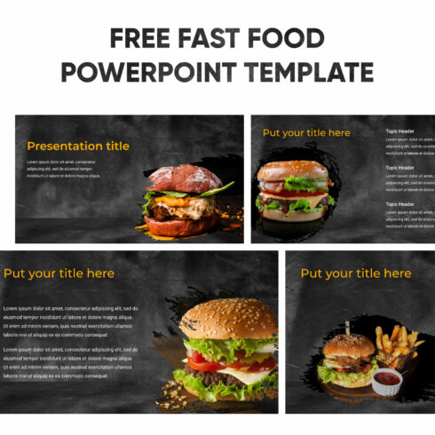 Free Fast Food Powerpoint Template 1500 1500 1.