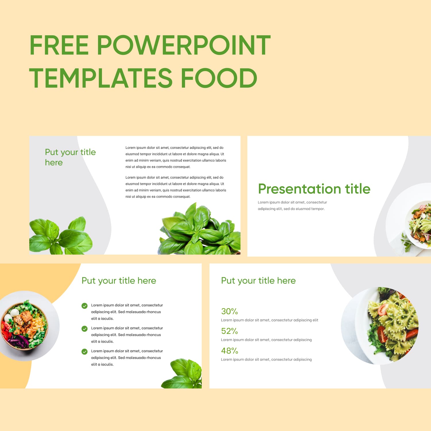 Free Powerpoint Templates Food 1500 1500 1.