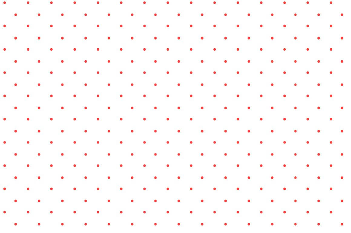 Dotted seamless pattern in the form of clear pink dots tiled with rhombuses.