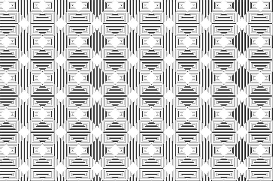 Seamless patterns grey-white texture, rhomboid pattern with gray vertical and horizontal stripes.