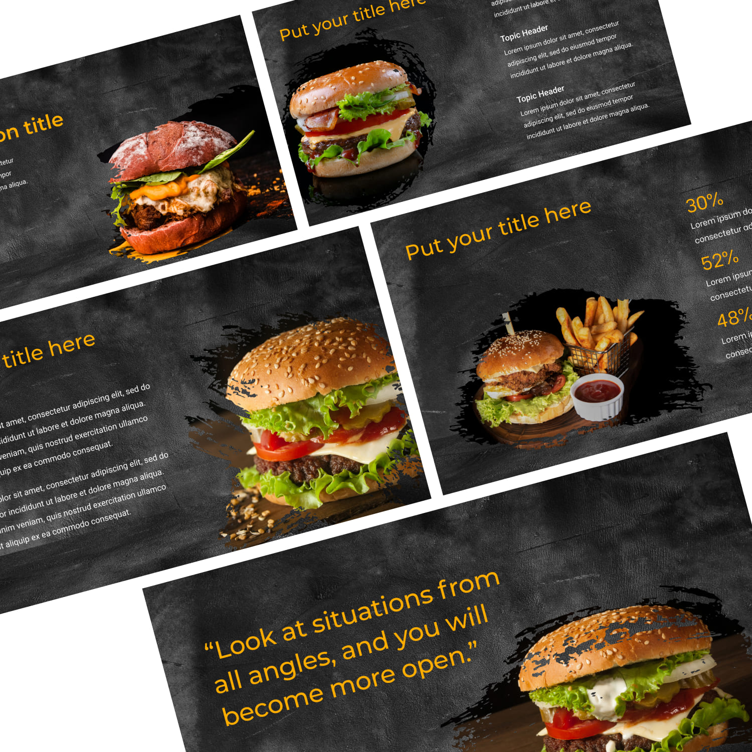 Free Fast Food Powerpoint Template 1500 1500 2.