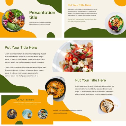 Free Food Powerpoint Template 1500x1500 2.