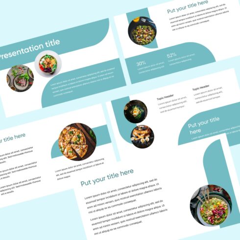 Free Food Themed Powerpoint Templates 1500x1500 2.