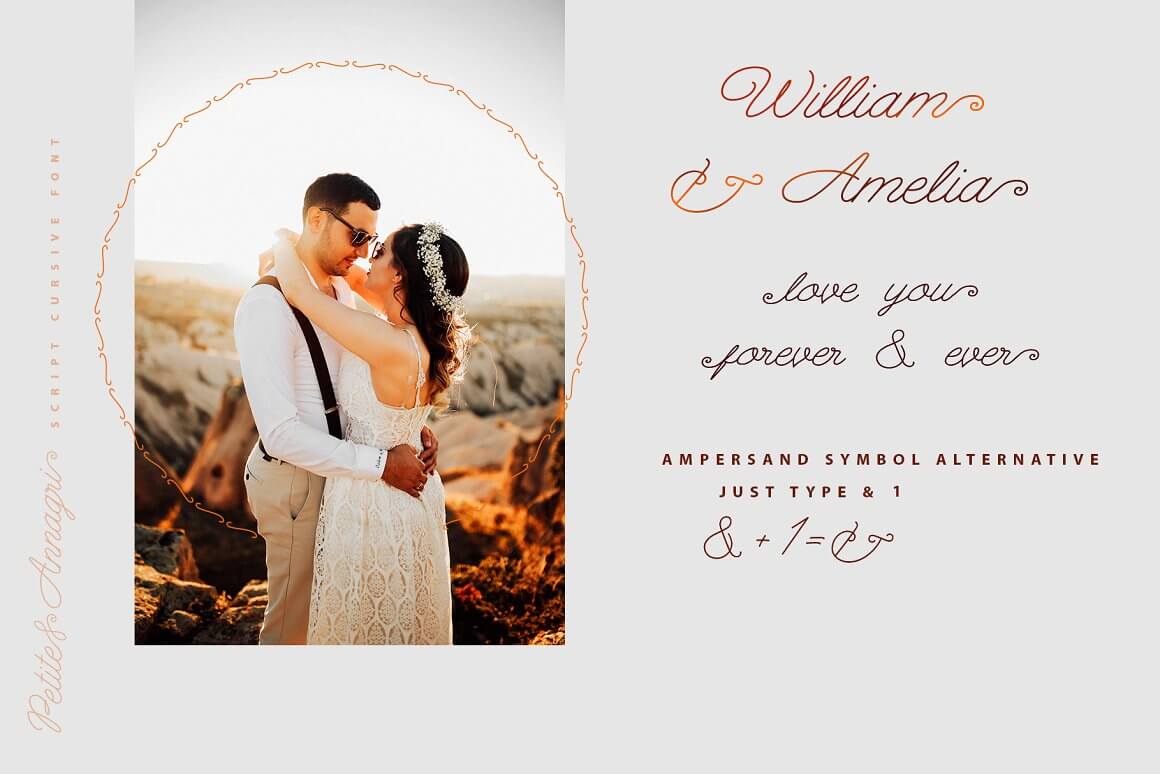 William & Amelia, love you forever & ever.