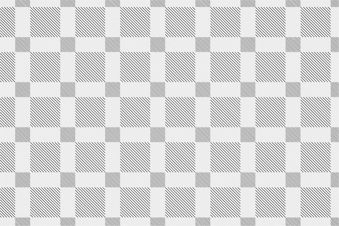 Gray cubes from oblique stripes.