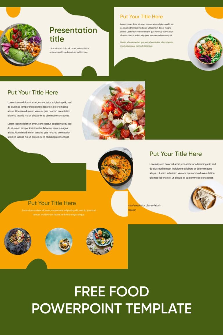 Free Food Powerpoint Template – MasterBundles