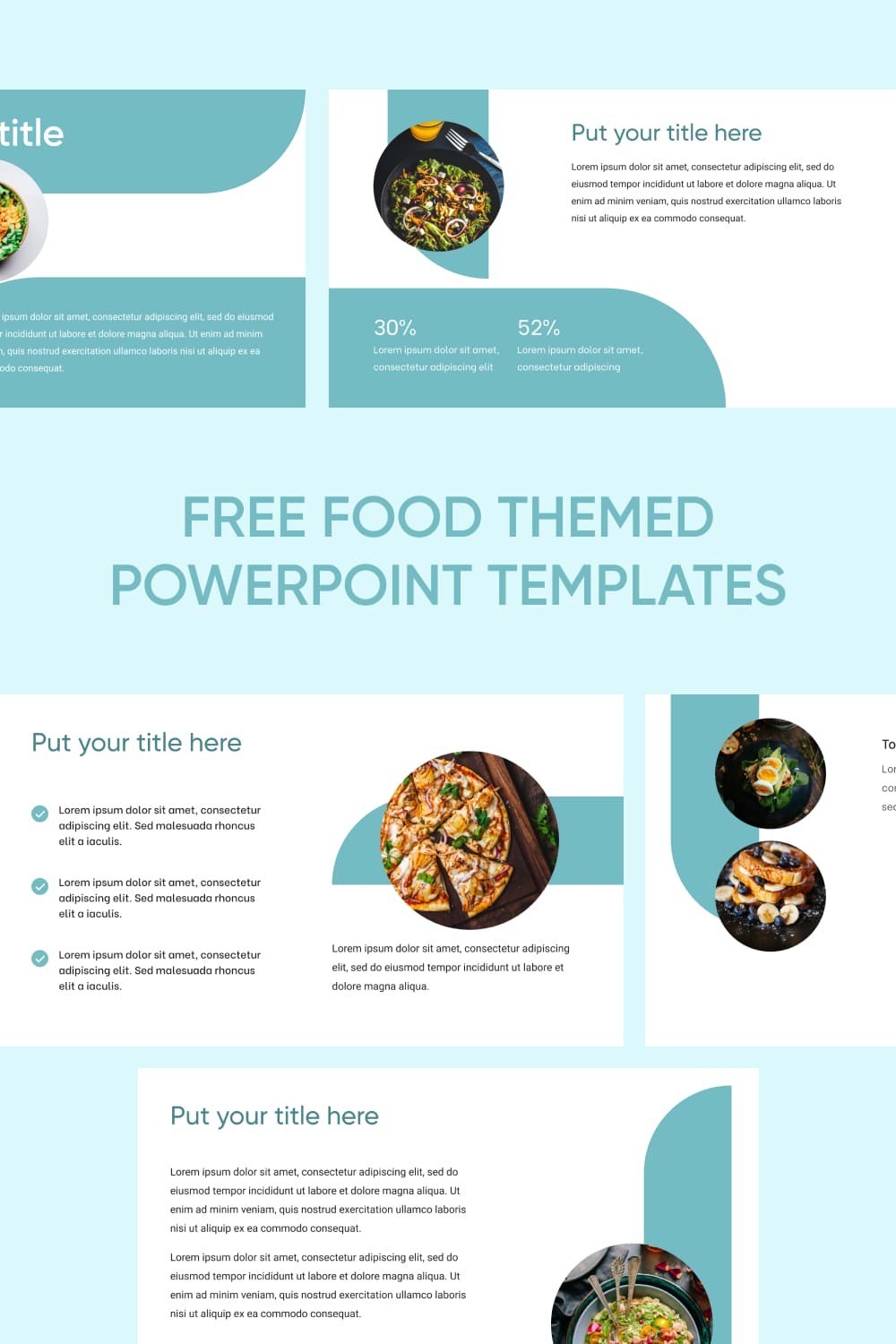 Pinterest Free Food Themed Powerpoint Templates.