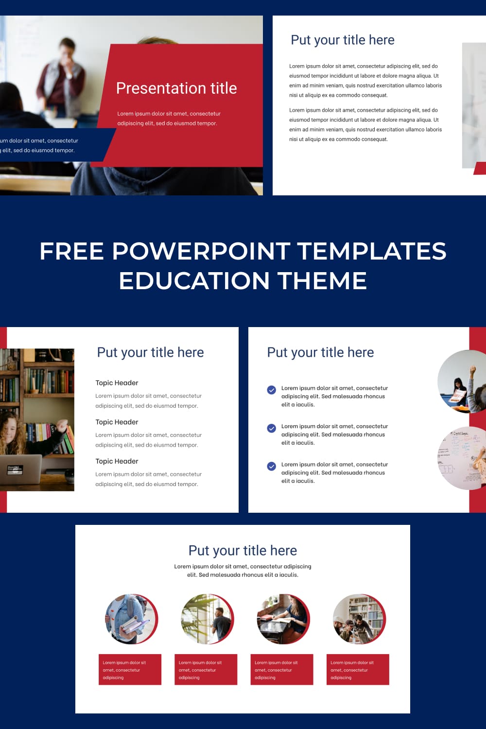 Pinterest Free Powerpoint Templates Education Theme.