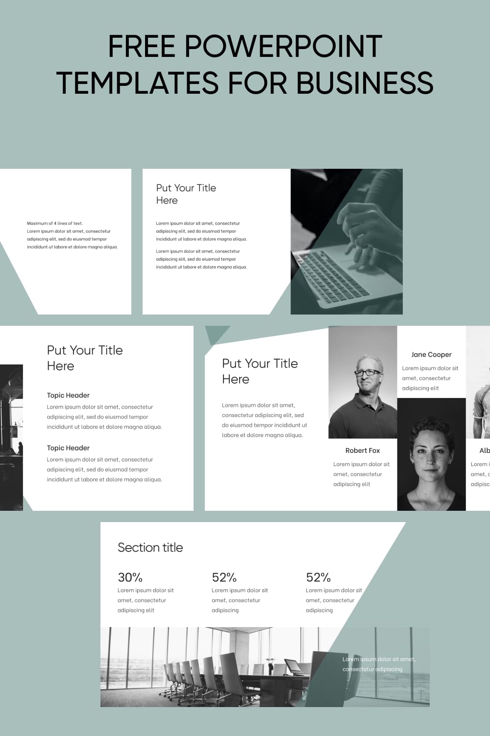 Free Powerpoint Templates For Business Pinterest.