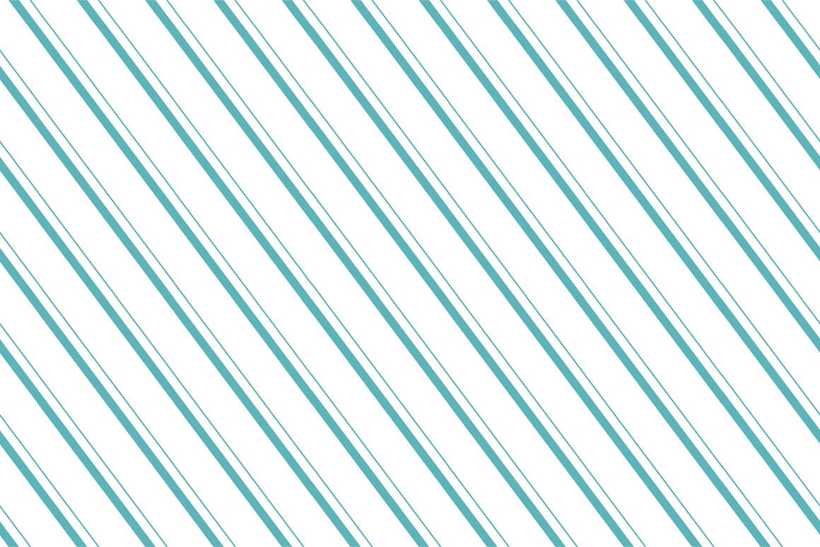 Turquoise white lines, modern seamless pattern.