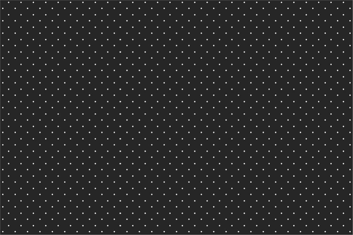 Seamless patterns small white dots with a large scatter.