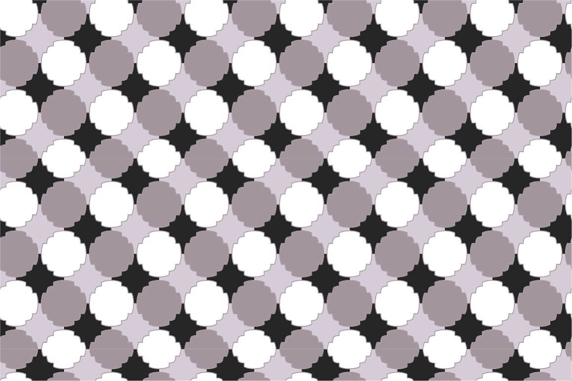 Pale pink circles ornamental seamless pattern.