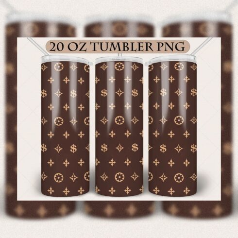 20 Oz Skinny Tumbler Luxury Design cover image.