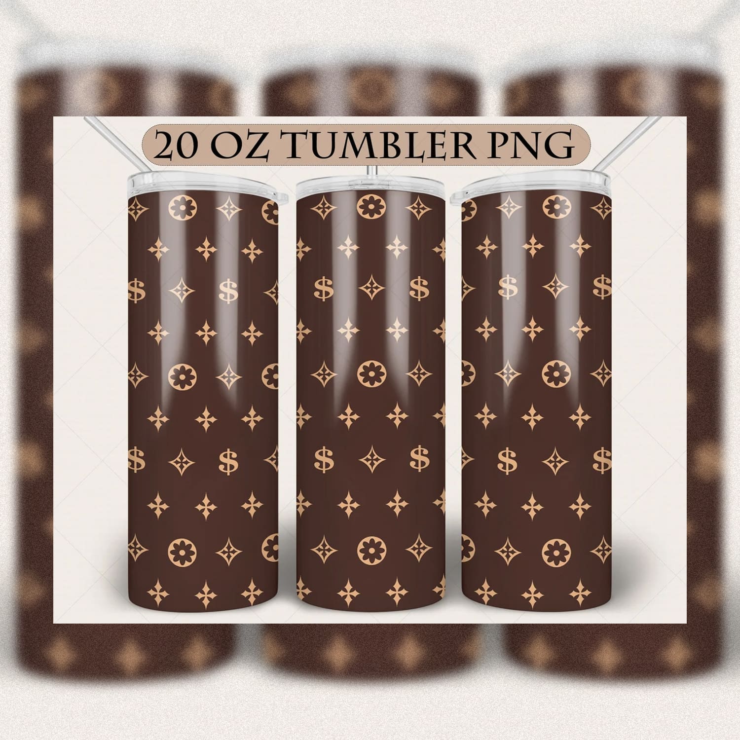 Inspired Designer MK Tumbler 20 Oz – Designs by Noelly