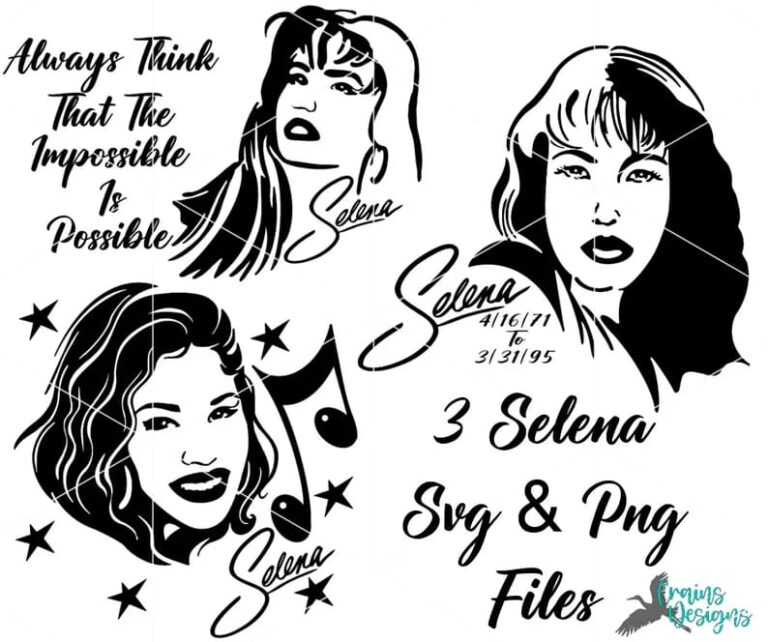 3 Selena SVG and PNG – MasterBundles