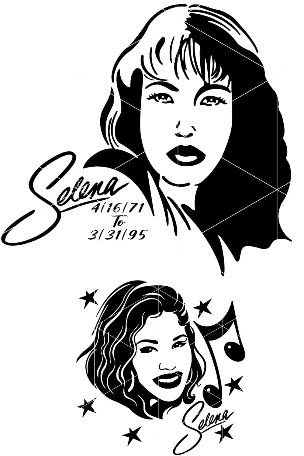 3 selena svg pngs for your ideas.