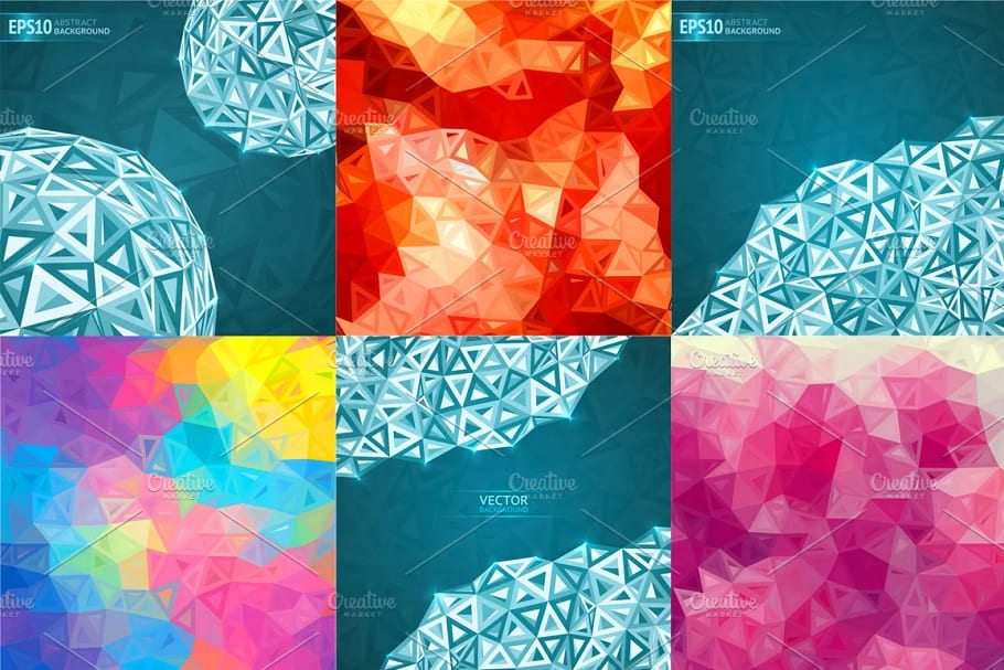 33 abstract vector backgrounds for your design.