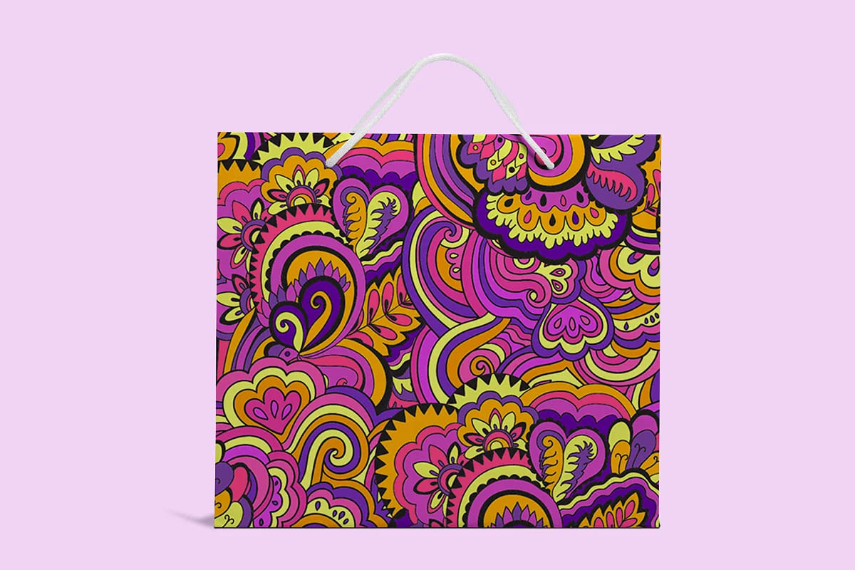 6 seamless psychedelic patterns for your ideas.