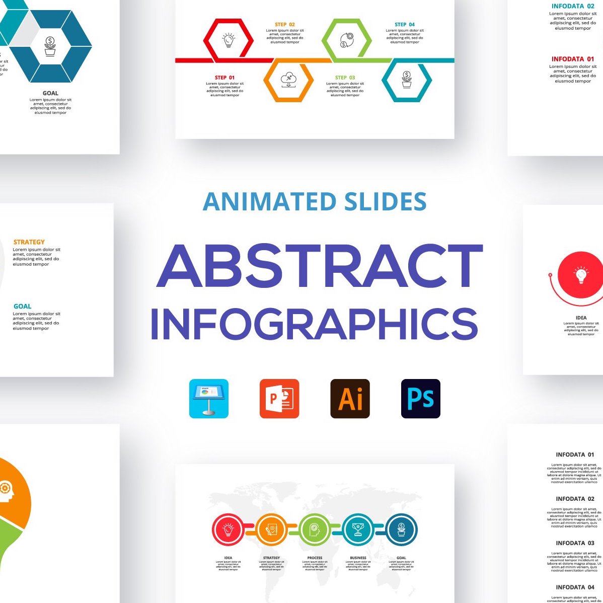 abstract animated infographics cover image 1