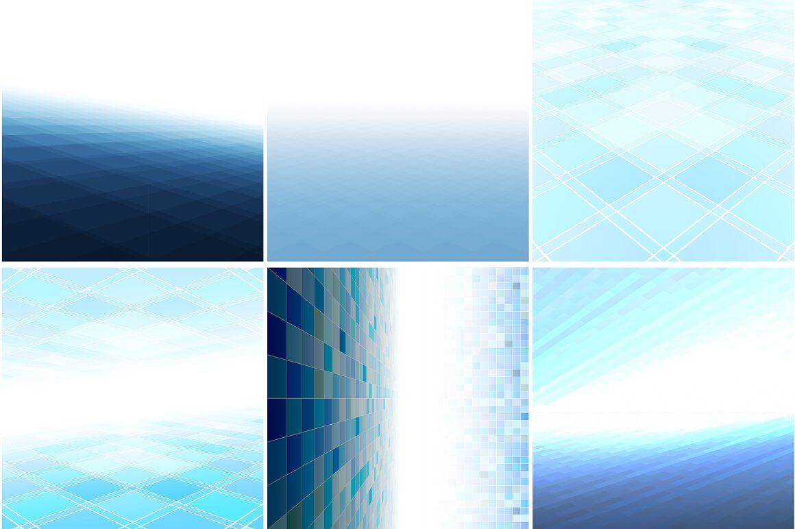 Abstract backgrounds with perspective. blue concept.
