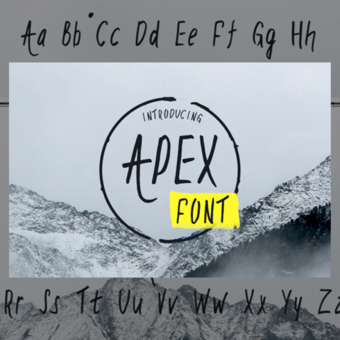 apex font cover image.