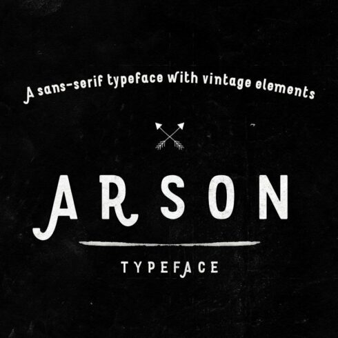 arson typeface main preview