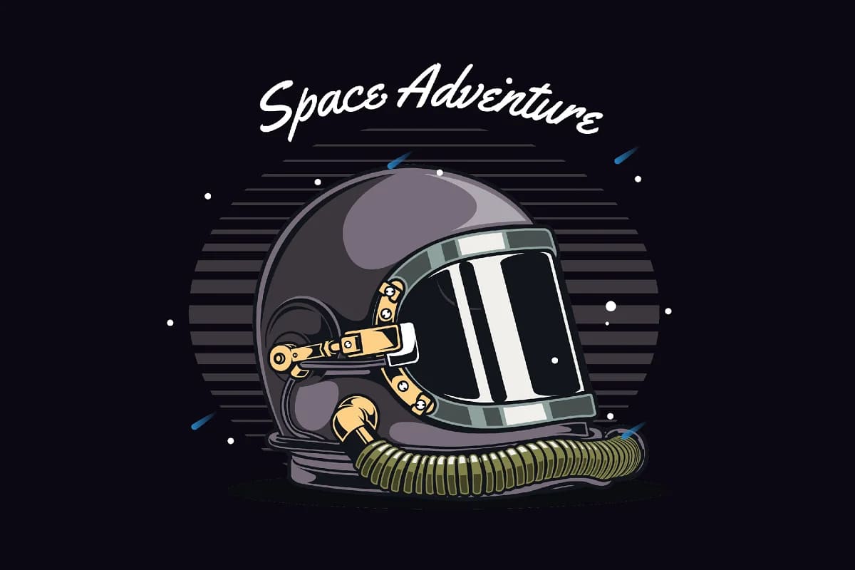 astronaut vector illustration set.