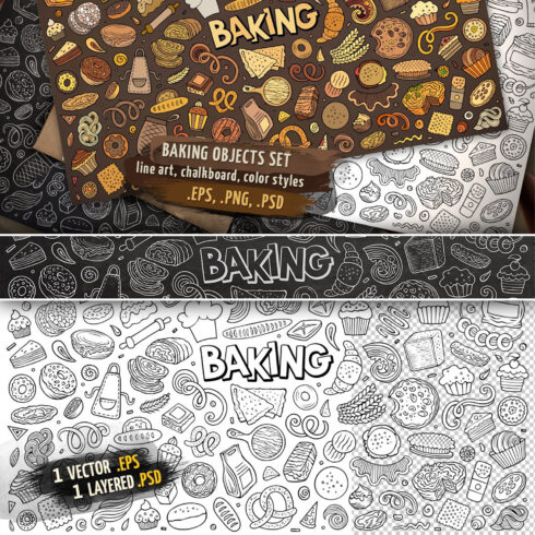 The elements are related to baking.