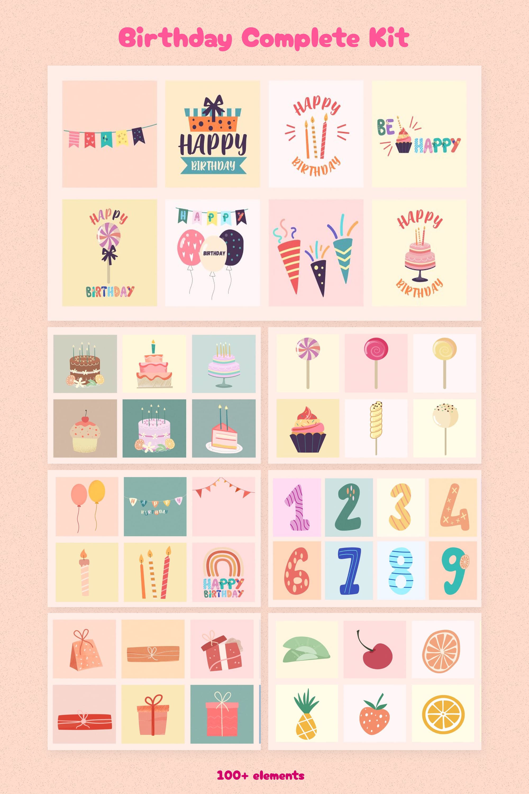 Birthday Complete Kit Pinterest.