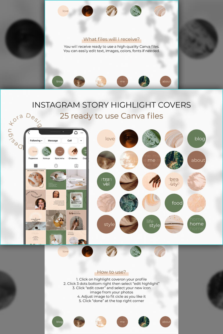 Boho Instagram Highlight Covers – MasterBundles