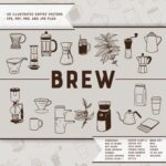 Brew 20 Coffee Vectors cover image.