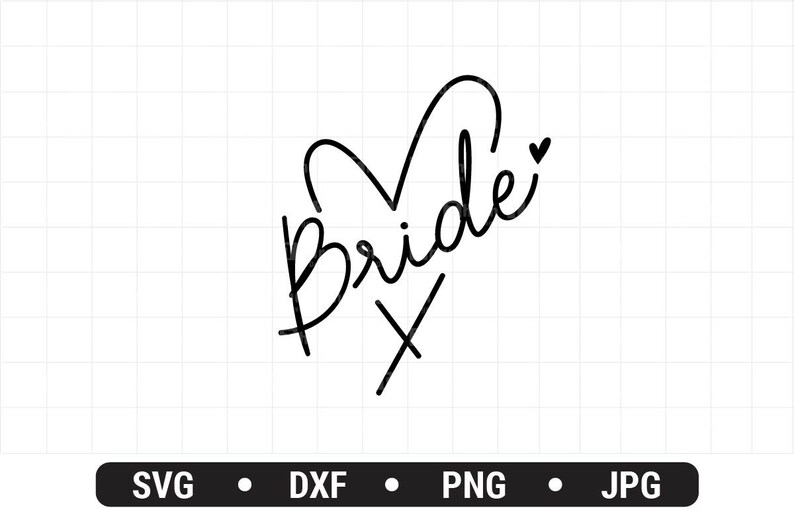 bride svg bridal party svg bachelorette design.