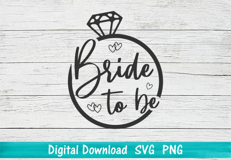bride to be svg png.
