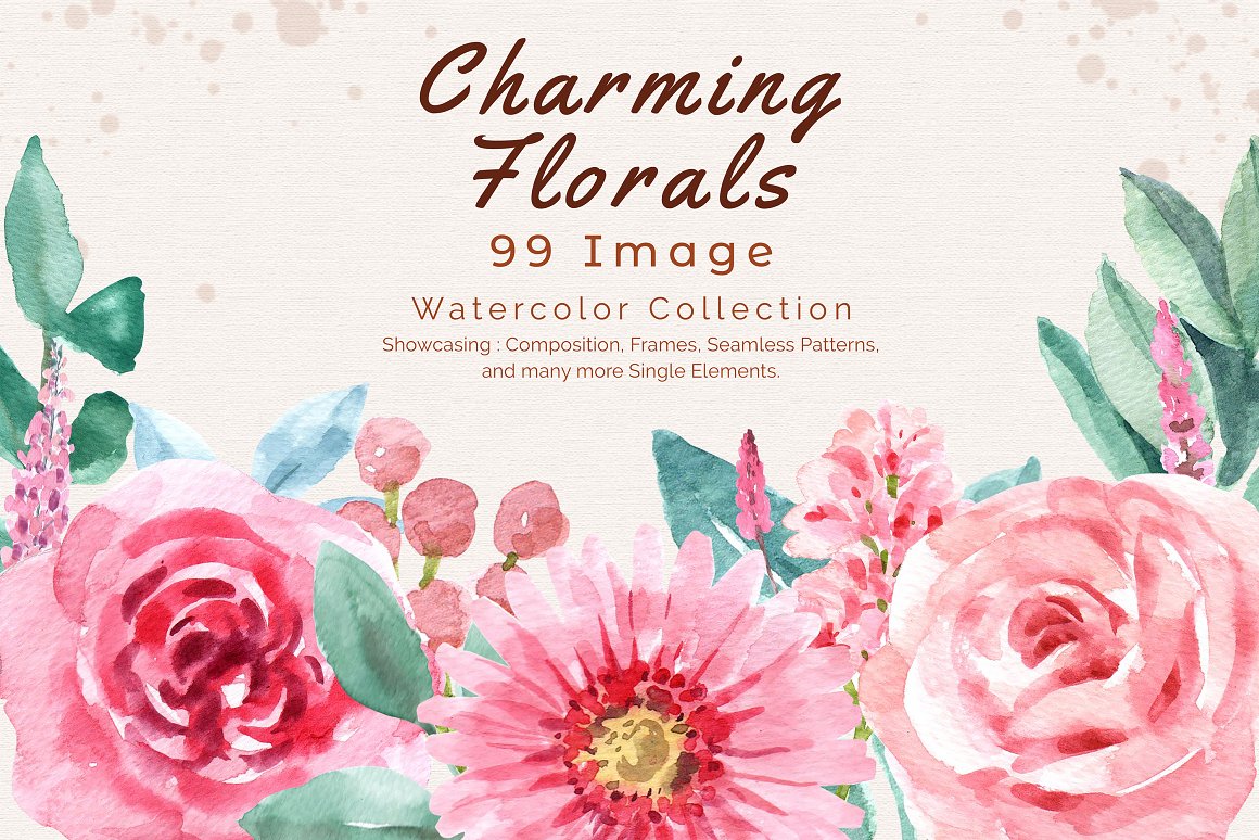 Charming florals presentation cover.